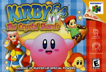 Kirby 64 - The Crystal Shards (USA) box cover front